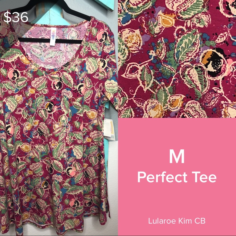 Lularoe floral perfect T 🌺